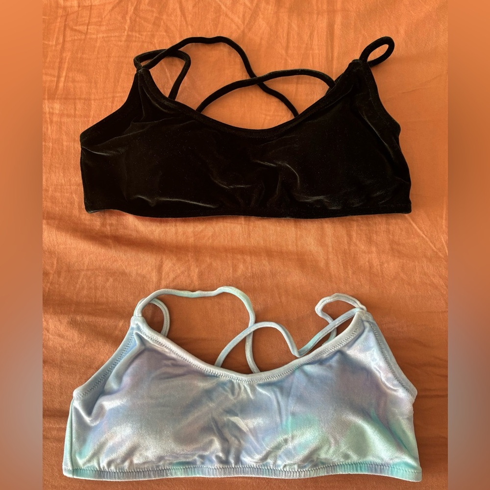 NWOT VS PINK velvet swim tops